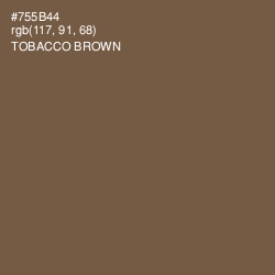 #755B44 - Tobacco Brown Color Image